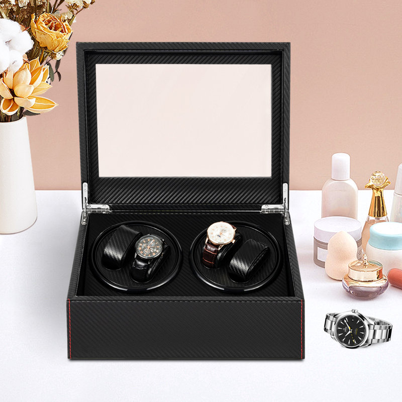 Rebrilliant Automatic Rotation Winder Luxury Watch Box Wayfair